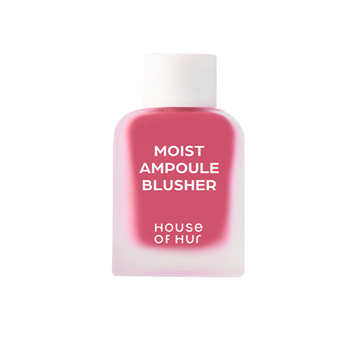 House of HUR Moist Ampoule Blusher in Pink Rosie, a lightweight hydrating liquid blush with a natural pink finish.