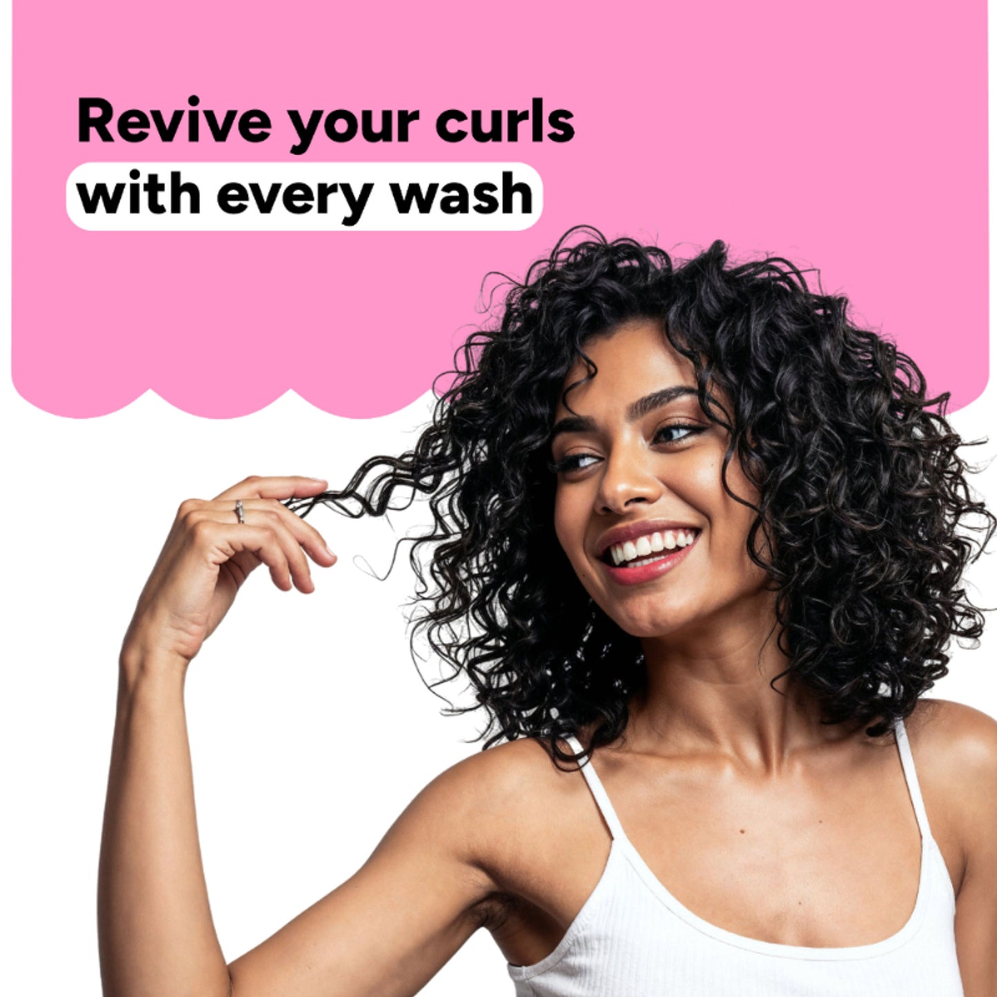 Arata Advanced Curl Care Hair Shampoo For Dry & Frizzy Hair - Murumuru Butter, Evening Primrose Oil