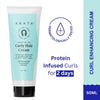 Arata Curly Hair Cream For Definition With Abyssinian Seed Oil, Soya Protein & Shea Butter
