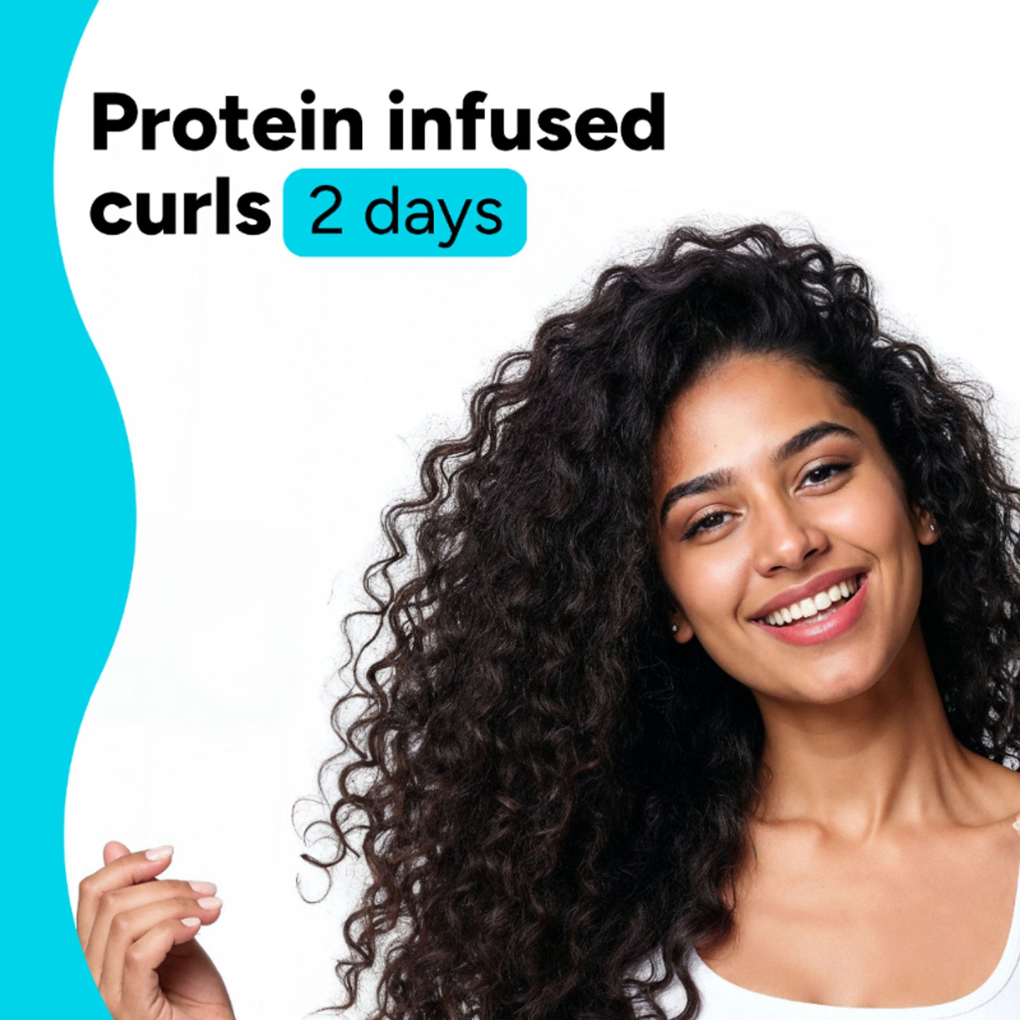 Arata Curly Hair Cream For Definition With Abyssinian Seed Oil, Soya Protein & Shea Butter
