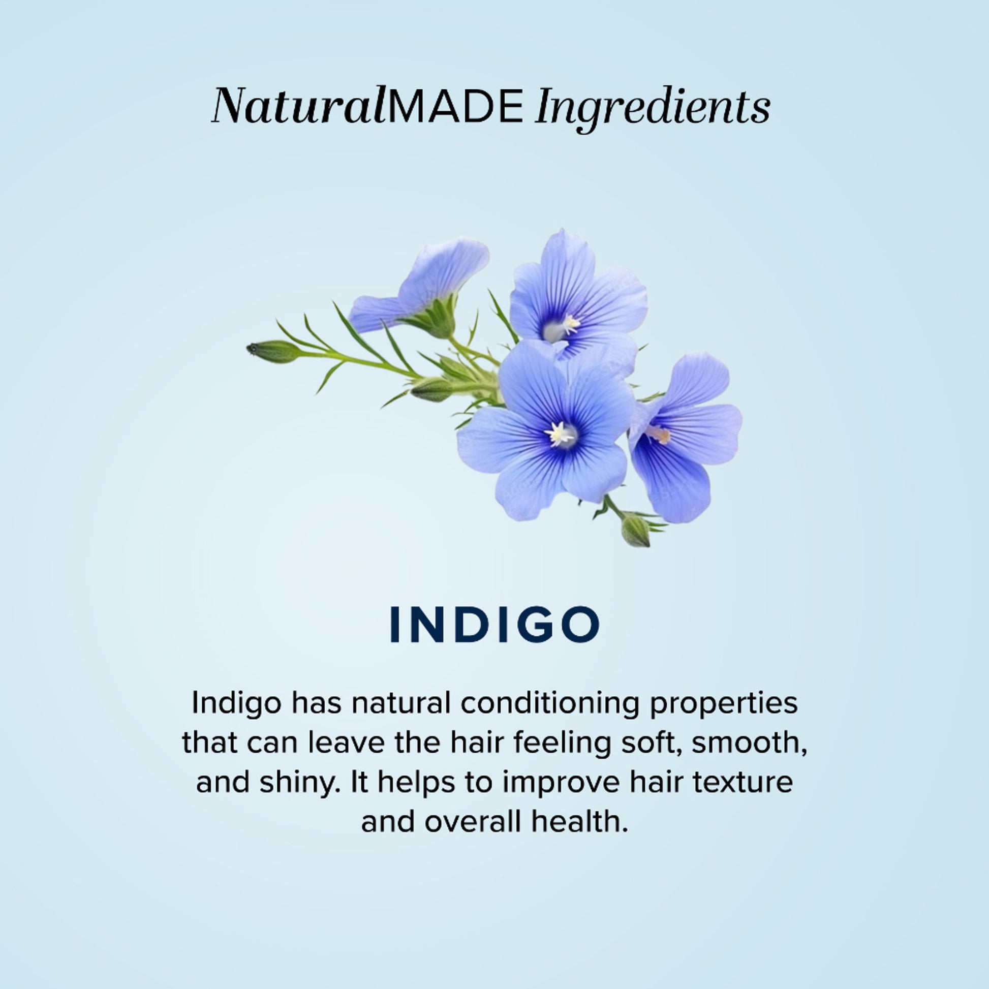 Khadi Natural Indigo Color for Natural Black Tint, Grey Coverage and Scalp Nourishment