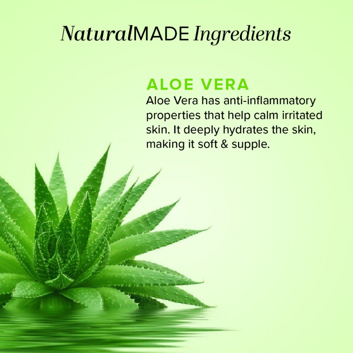 Khadi Natural Aloe Vera Soap for Calm, Moisturized Skin Every Day Pack of 3