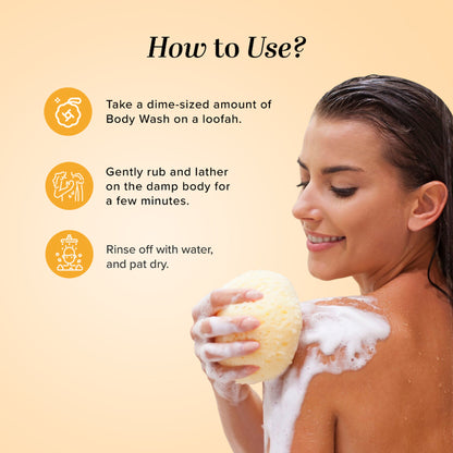 Khadi Natural Sandalwood & Turmeric Body Wash to Cleanse, Brighten, and Comfort Skin