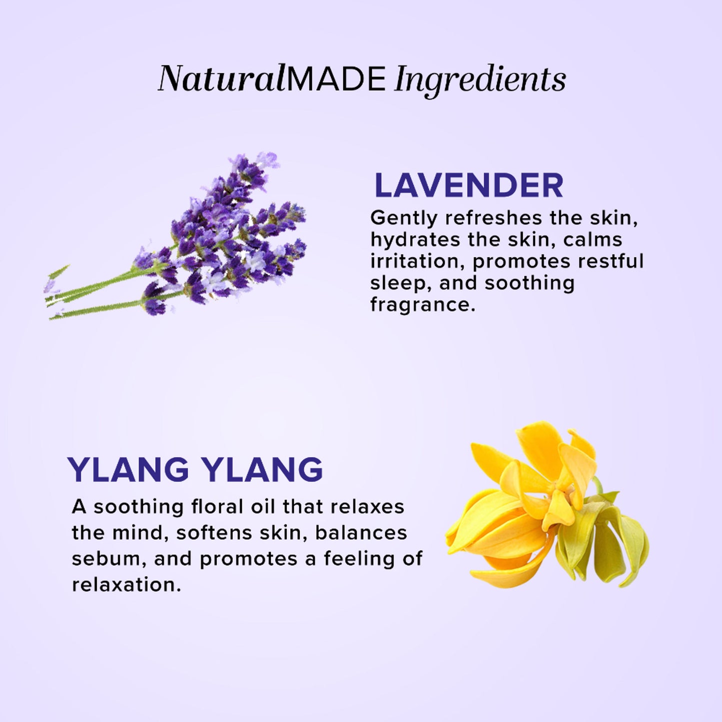Khadi Natural Lavender & Ylang Ylang Massage Oil for Stress Relief and Dry Skin Care