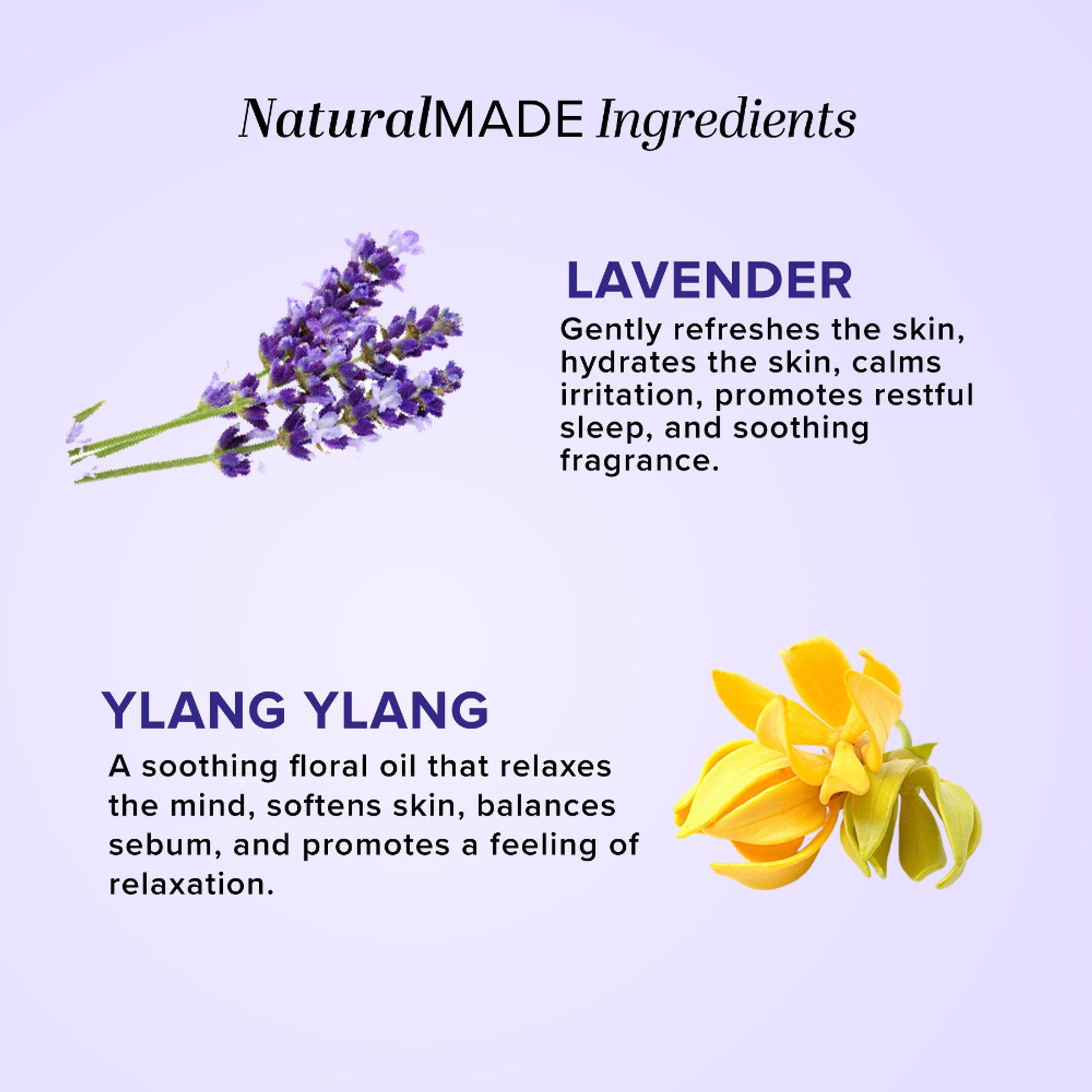 Khadi Natural Lavender & Ylang Ylang Massage Oil for Stress Relief and Dry Skin Care