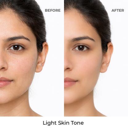 LoveChild Masaba Skip Everything Mattifying Compact - Delicate Darling