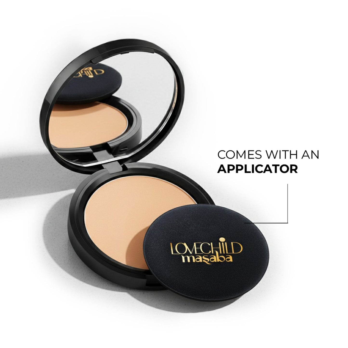 LoveChild Masaba Skip Everything Mattifying Compact - Delicate Darling