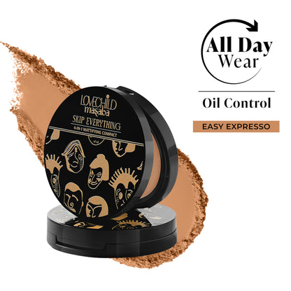 LoveChild Masaba Skip Everything Mattifying Compact - Easy Expresso