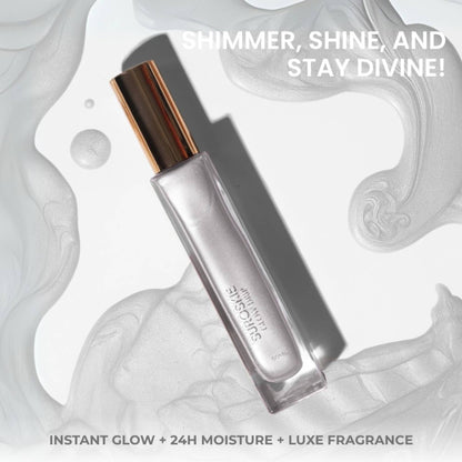 SUROSKIE Glow Drip Shimmer For Radiant & Luminous Skin - Silver