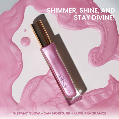 SUROSKIE Glow Drip Shimmer For Radiant & Luminous Skin - Pink
