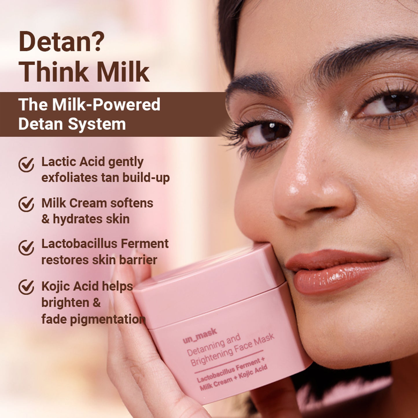 Be Neude Instant Detanning and Brightening Face Mask