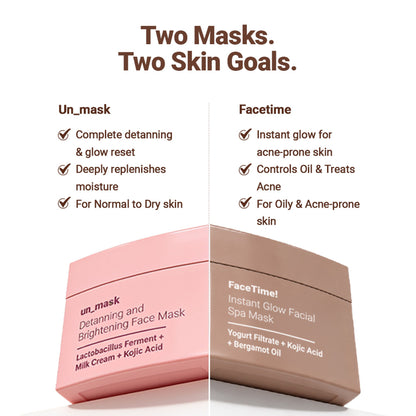 Be Neude Instant Detanning and Brightening Face Mask