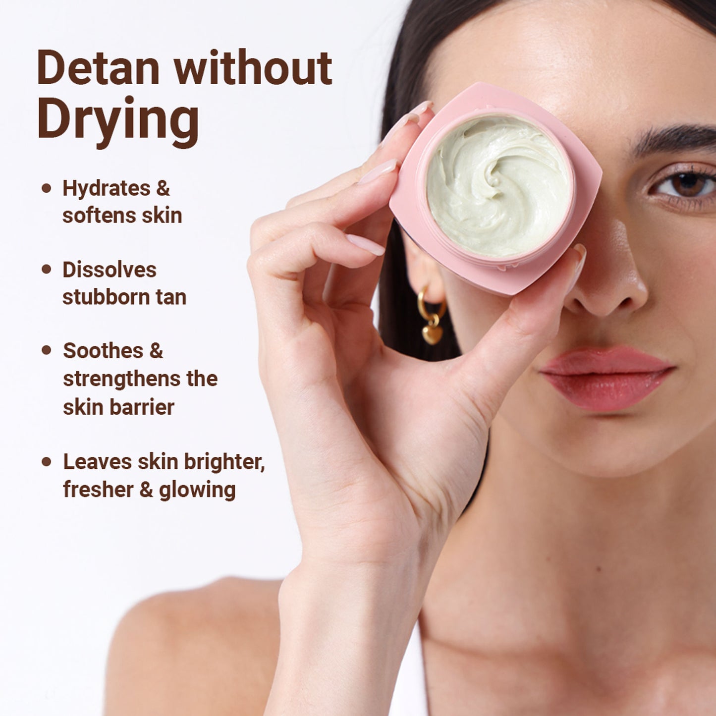 Be Neude Instant Detanning and Brightening Face Mask