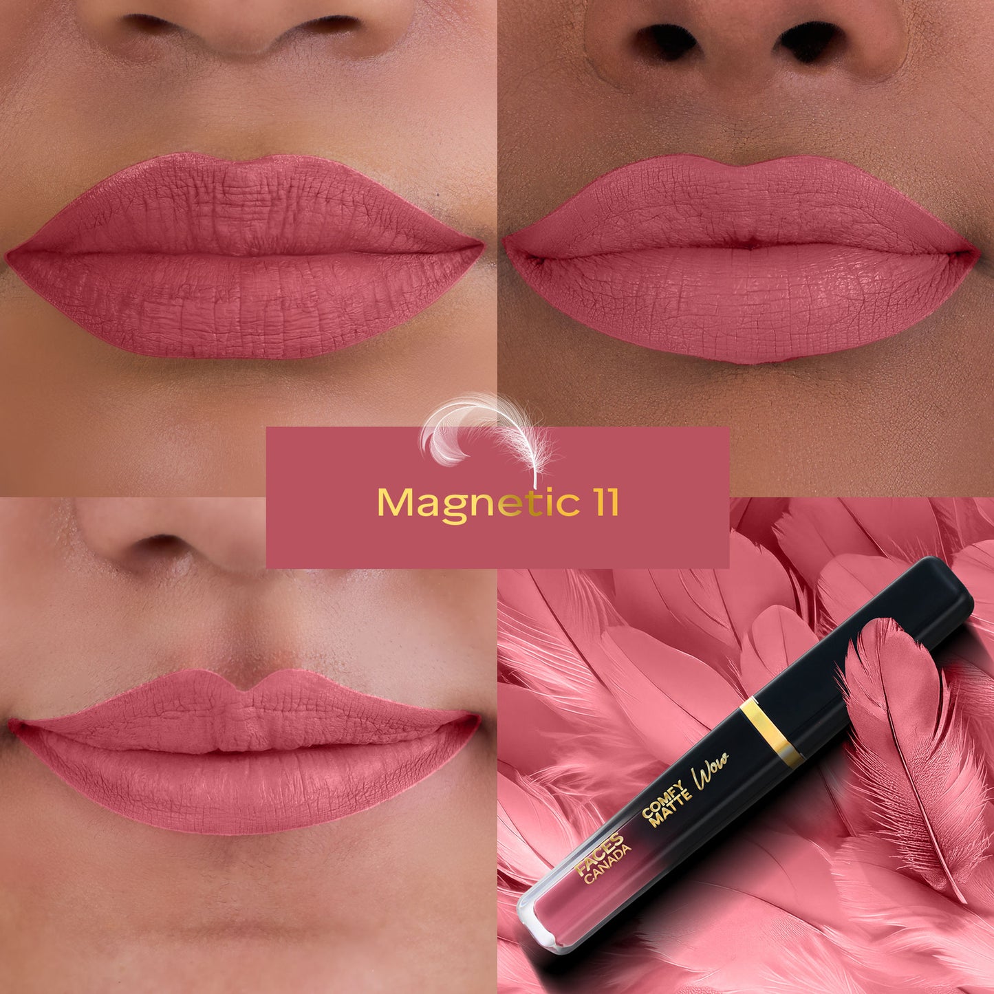 Faces Canada Comfy Matte Wow Liquid Lipstick - Magnetic 11