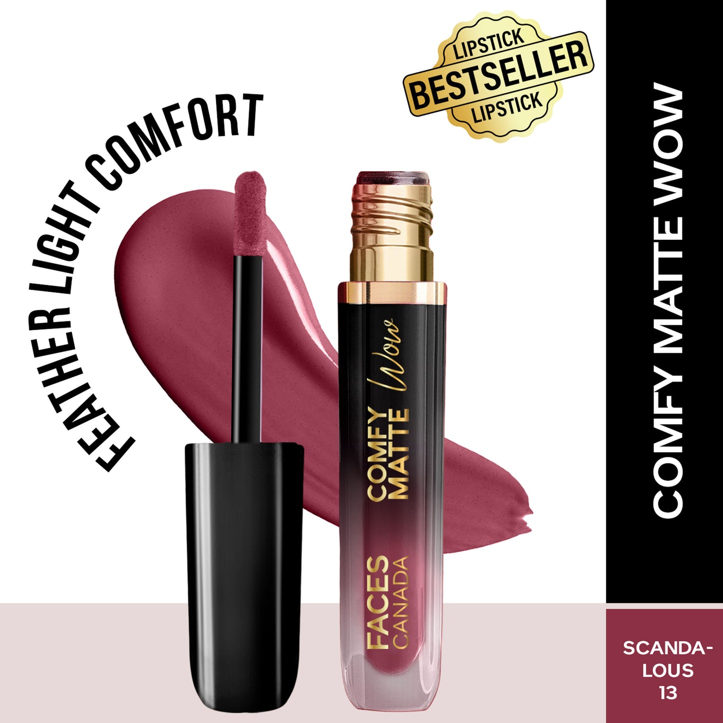 Faces Canada Comfy Matte Wow Liquid Lipstick - Scandalous 13