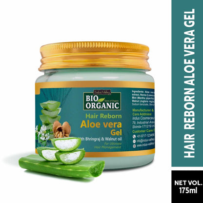 Indus Valley Aloe Vera Gel Hair Reborn Repair & Shine Booster