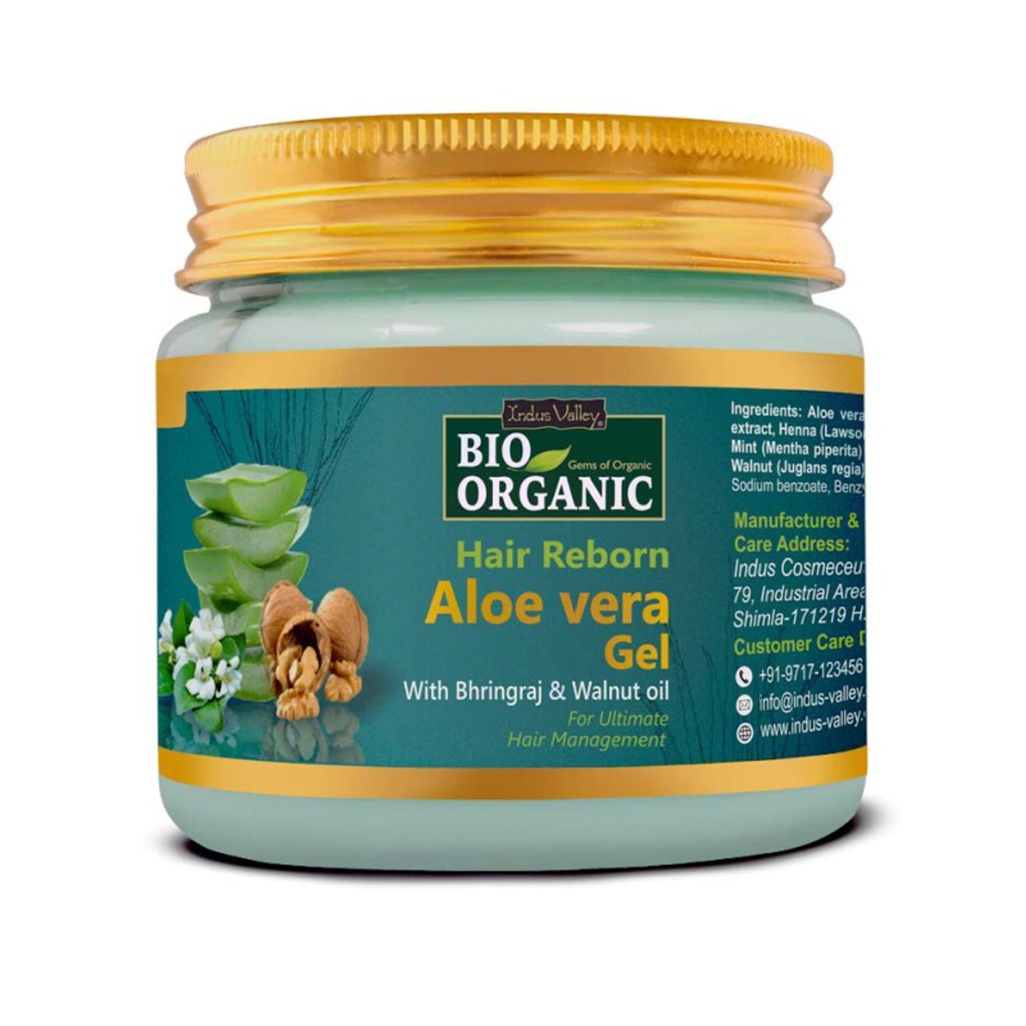 Indus Valley Aloe Vera Gel Hair Reborn Repair & Shine Booster