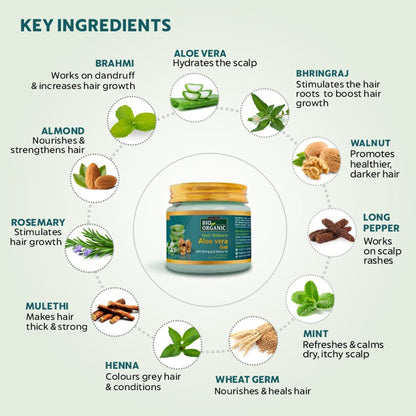 Indus Valley Aloe Vera Gel Hair Reborn Repair & Shine Booster