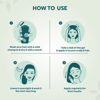 Indus Valley Aloe Vera Gel Hair Reborn Repair & Shine Booster