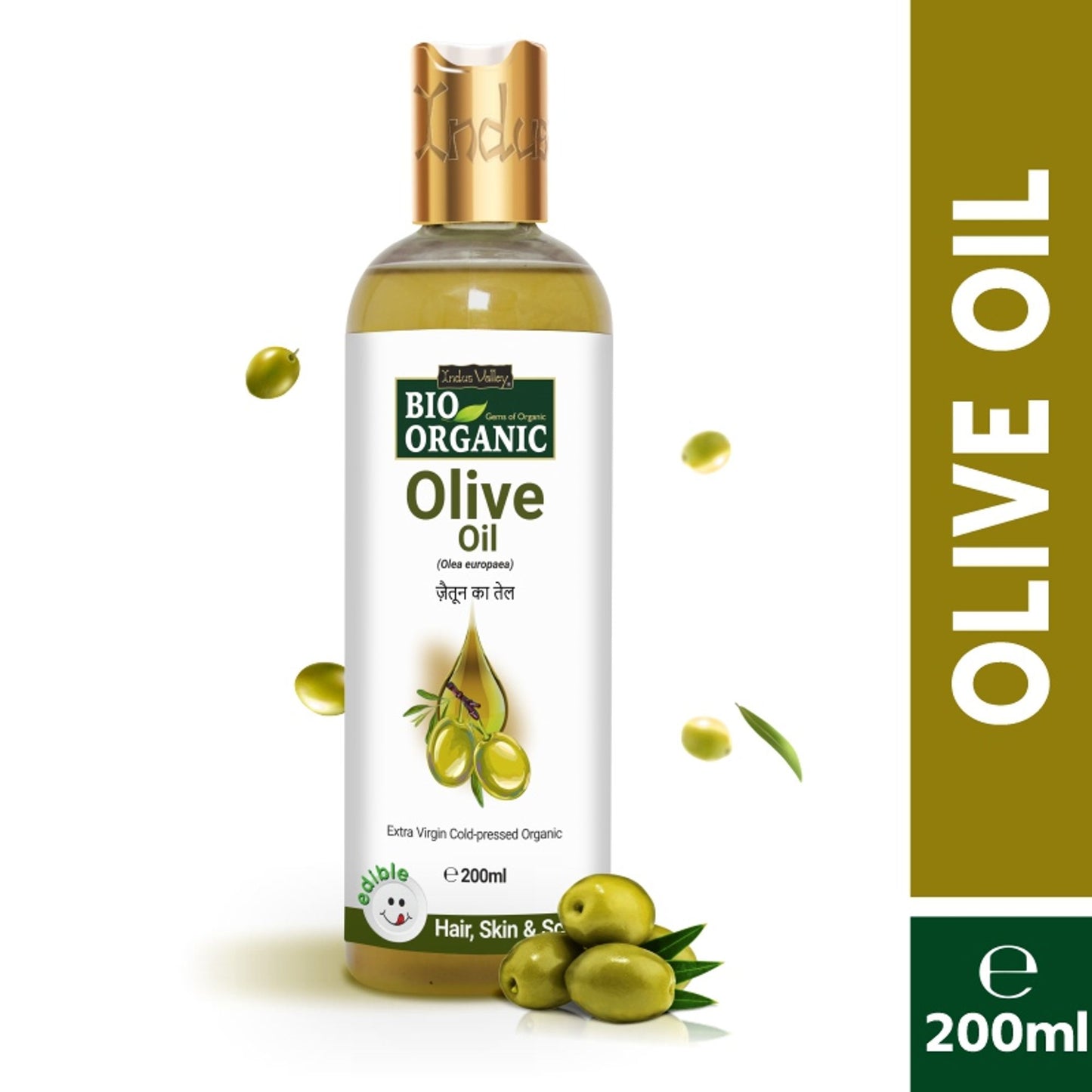 Indus Valley Bio Organic Extra Virgin Olive Massage Oil