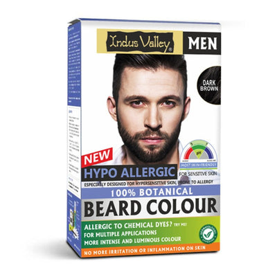 Indus Valley Men Hypo Allergic Beard Colour - Dark Brown