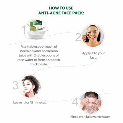 Indus Valley Bio Organic Neem Powder for Hair & Skin