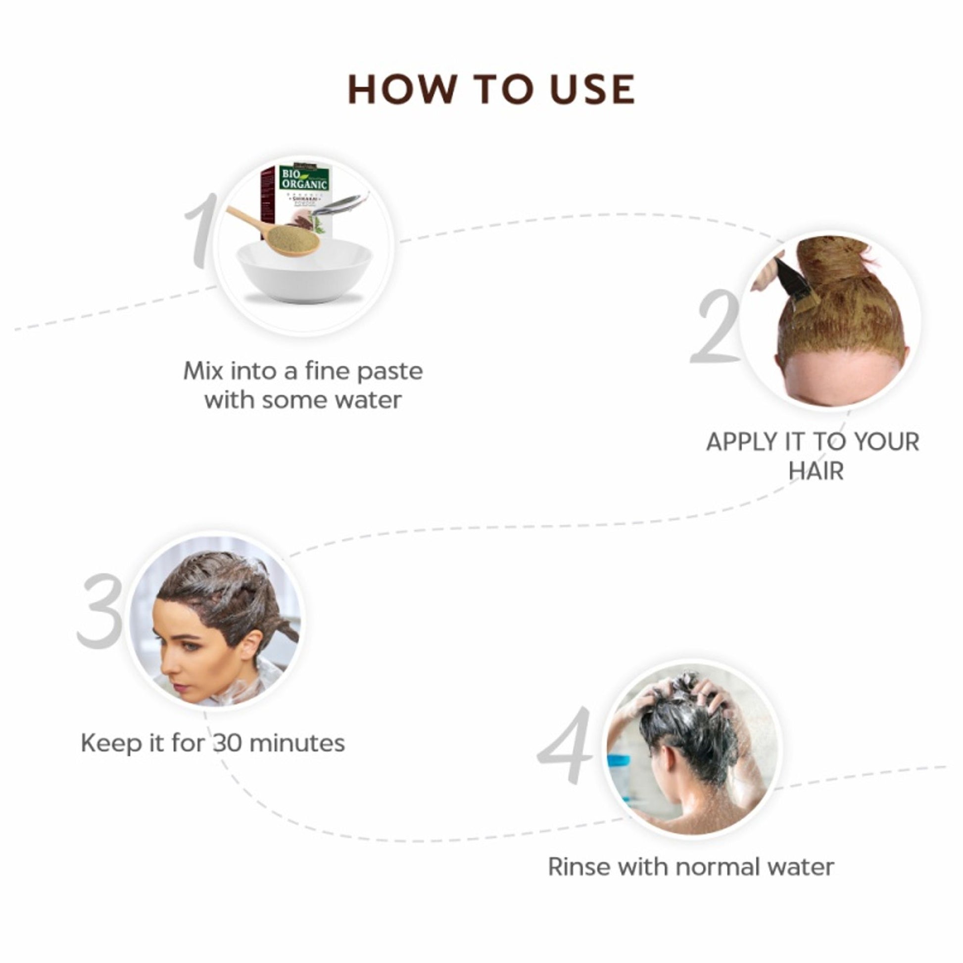 Indus Valley Bio Organic Shikakai Powder for Hair