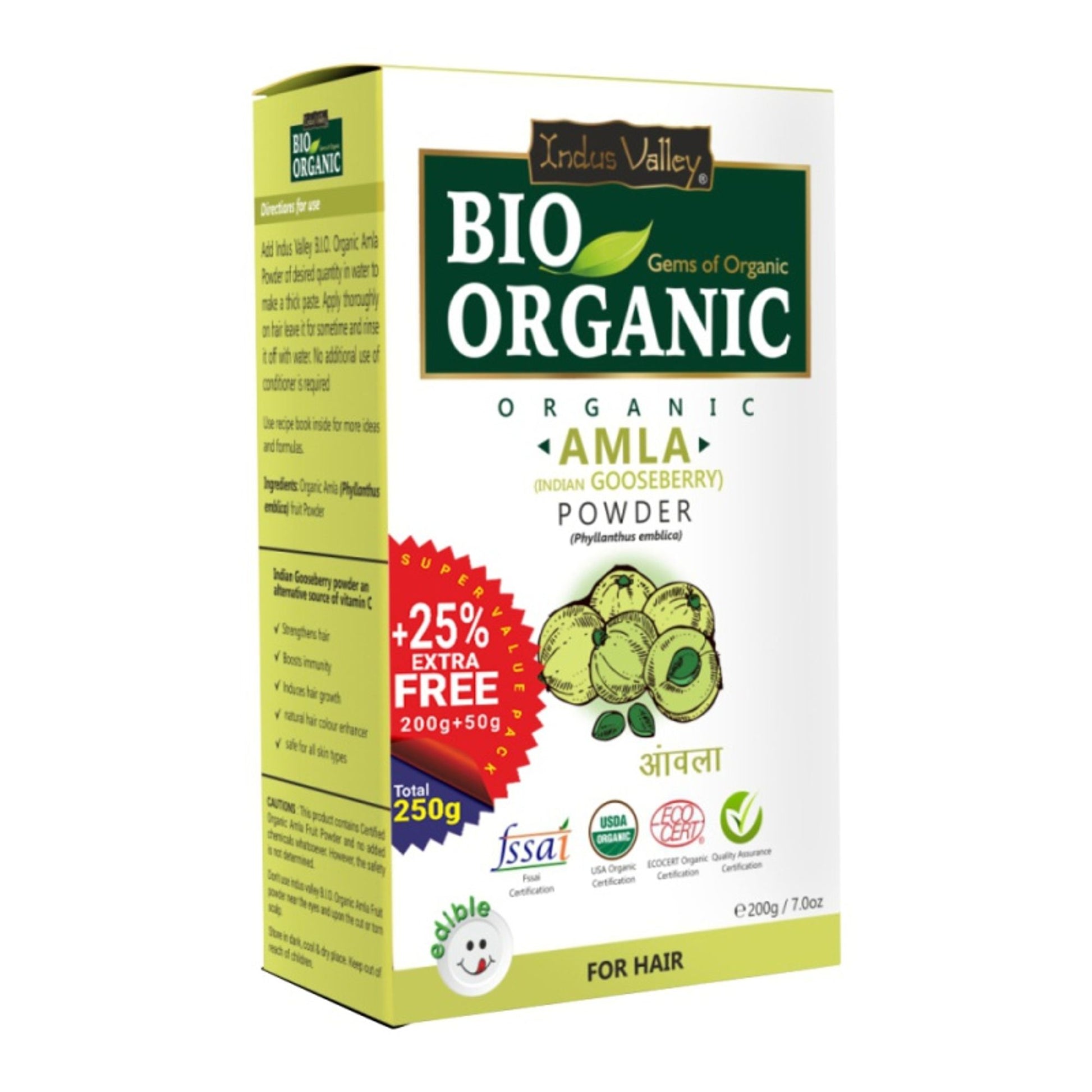 Indus Valley Bio Organic Amla Hair Color Powder