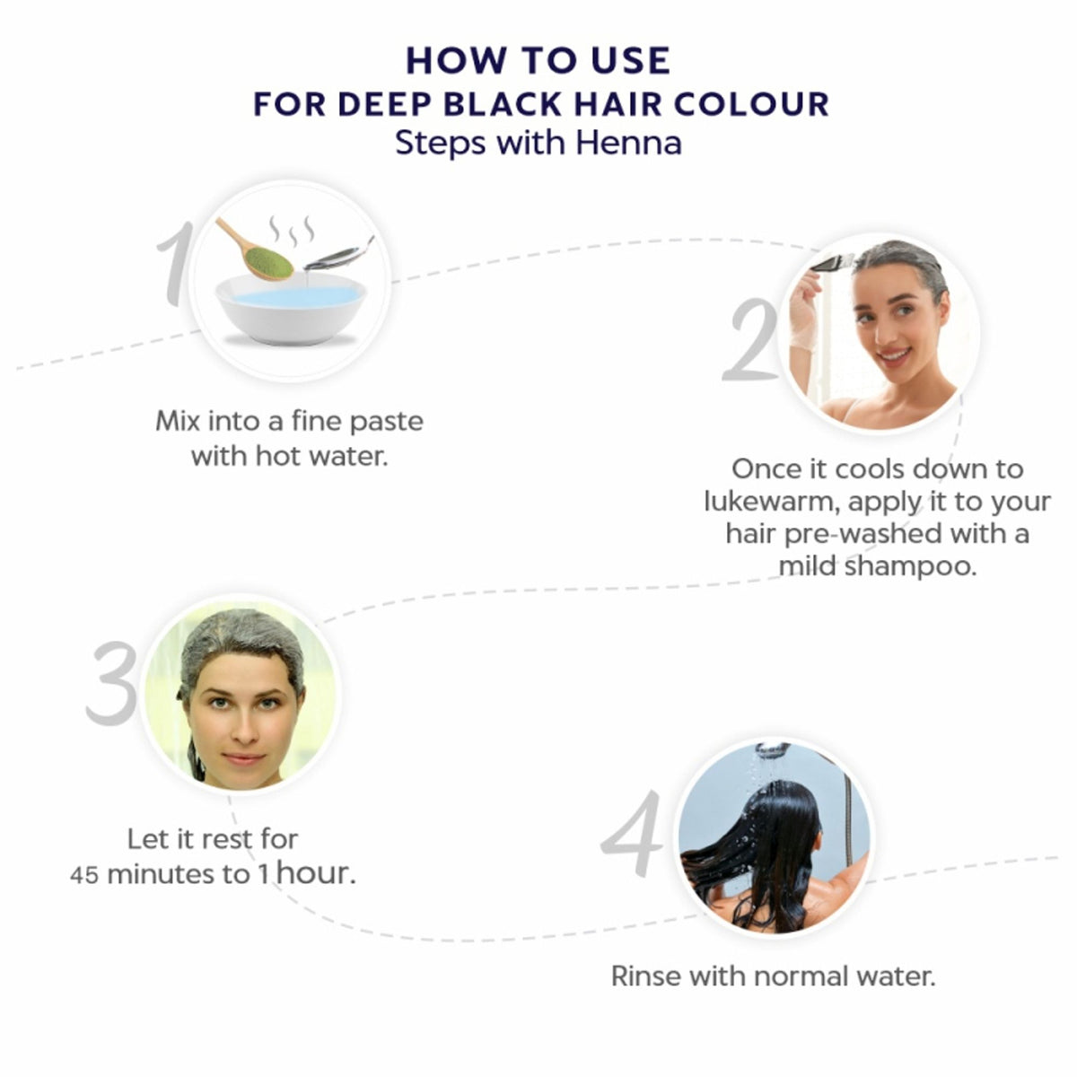 Indus Valley Indigo Powder Natural Hair Color & Grey Coverage