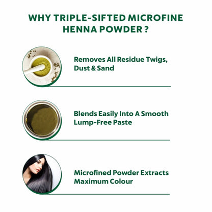 Indus Valley Bio Organic Herbal Henna Hair Color Powder