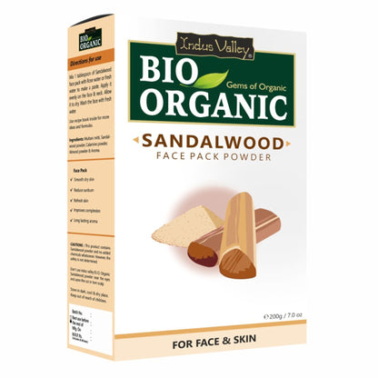 Indus Valley Sandalwood Face Pack Skin Brightening, De-Tan & Glow Care