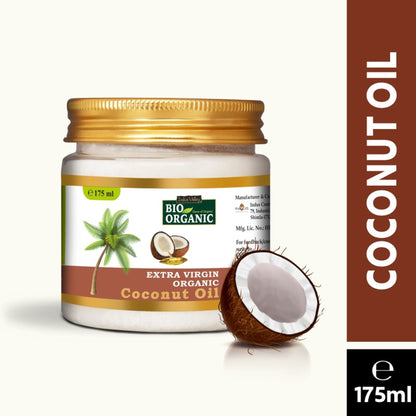 Indus Valley Bio Organic Extra Virgin Coconut Oil for Body, Hair & Skin