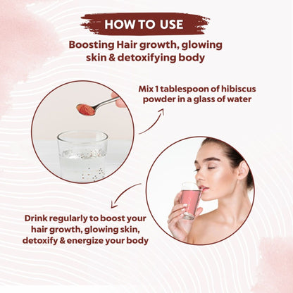 Indus Valley Hibiscus Powder Exfoliation, Prevents Early Greying & Hair Care
