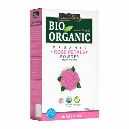 Indus Valley Rose Petal Powder Glow Boosting, Skin Brightening Face Pack