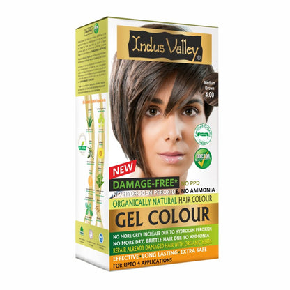 Indus Valley Organically Natural Hair Color - Medium Brown