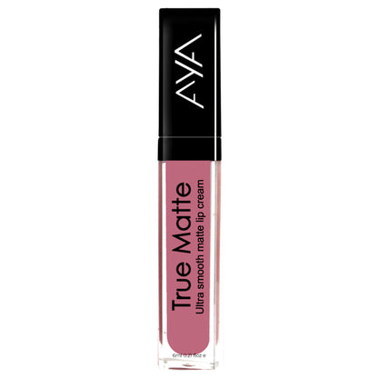 AYA True Matte Liquid Lipstick, Ultra Smooth Matte Lip Cream, 01 Pink