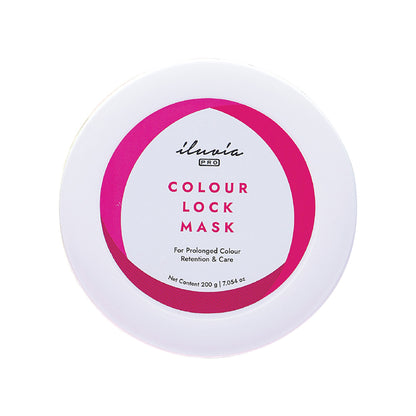 iluvia Colour Lock Mask, For Coloured, Bleached & Highlighted Hair, Prevents Colour Loss & Dryness