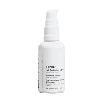 Iluvia Hair Protection Liquid, For Thick, Textured Hair, Protects Against Heat, Pollution & Sun Rays