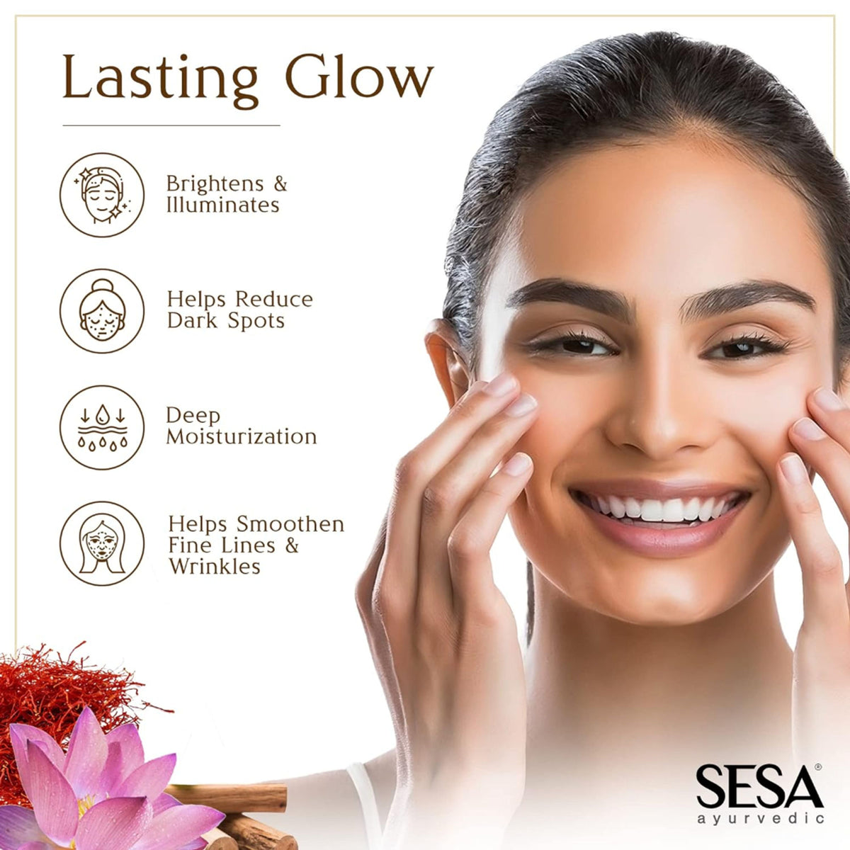 SESA Kumkumadi Face Oil 30 ml for Radiant& Glowing Skin 100% Pure Kumkumadi Tailam