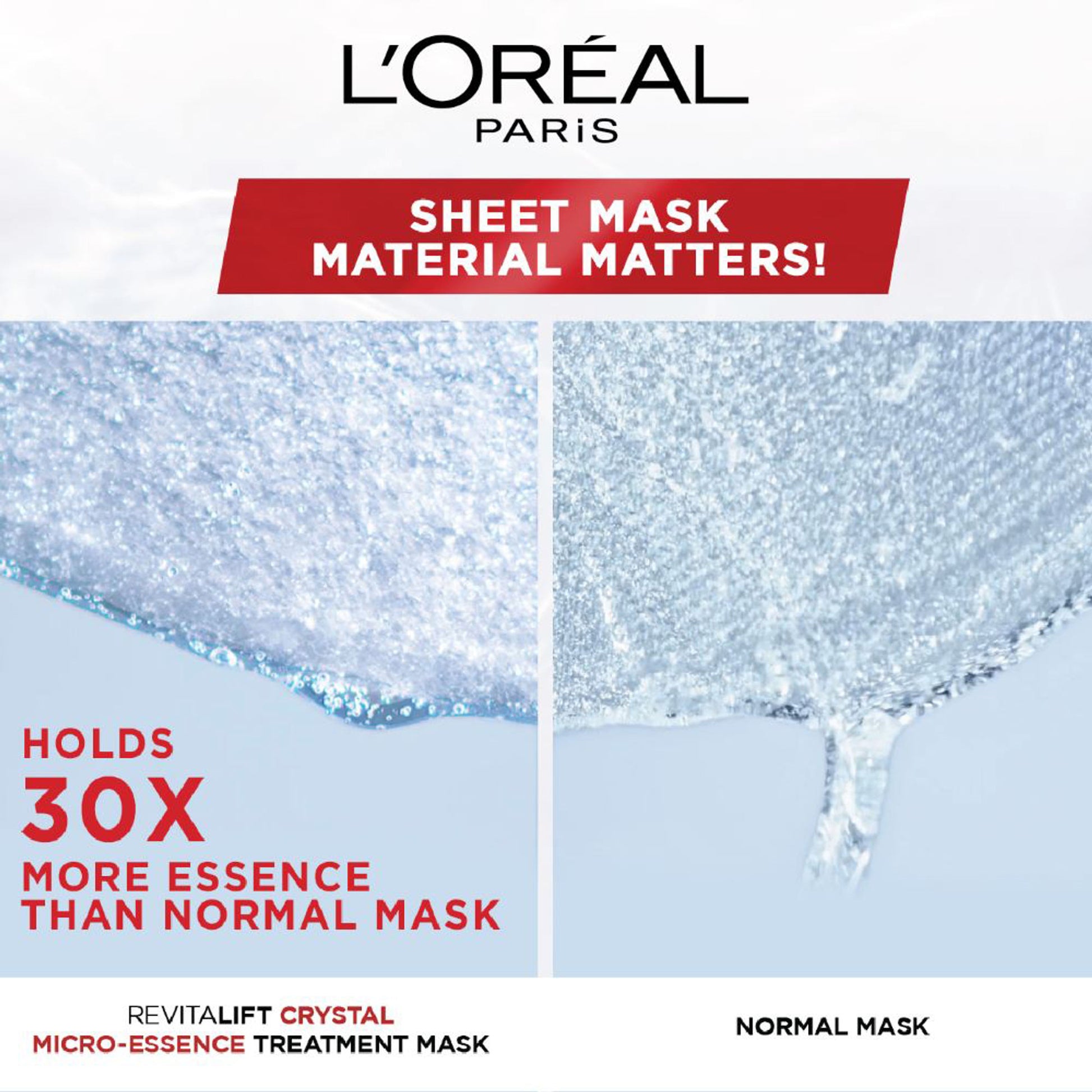 L'Oreal Paris Revitalift Crystal Micro-Essence Brightening Sheet Mask