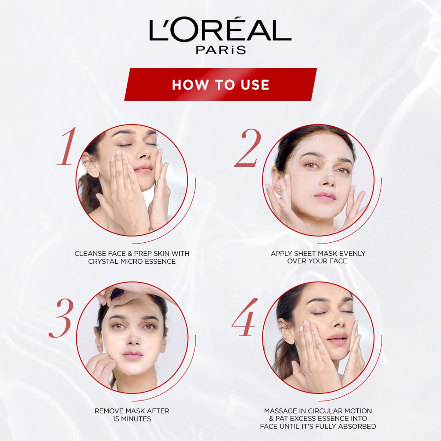 L'Oreal Paris Revitalift Crystal Micro-Essence Brightening Sheet Mask