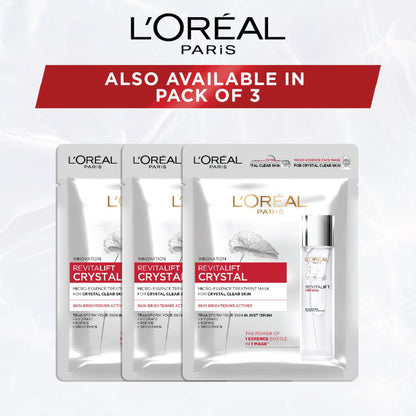 L'Oreal Paris Revitalift Crystal Micro-Essence Brightening Sheet Mask