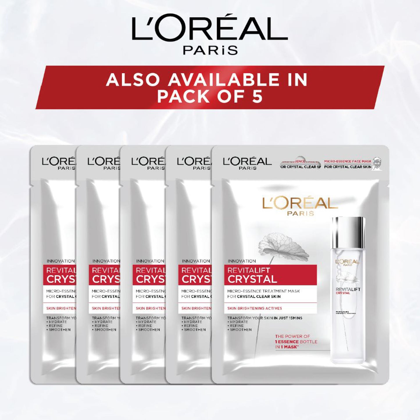 L'Oreal Paris Revitalift Crystal Micro-Essence Brightening Sheet Mask