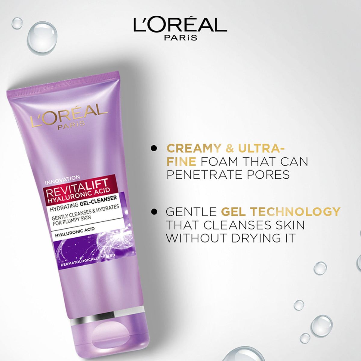 L'Oreal Paris Revitalift Hyaluronic Acid Hydrating Gel Cleanser
