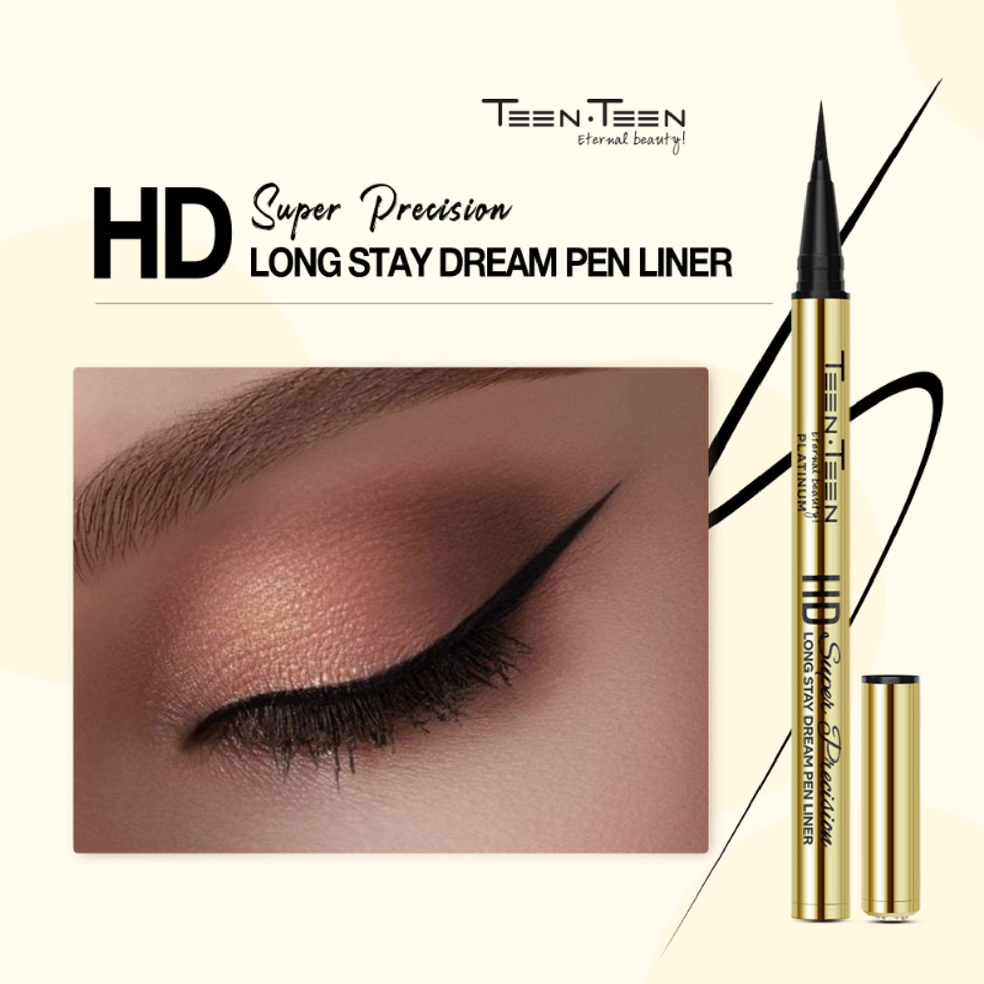 TEEN.TEEN HD Super Precision Long Stay Dream Pen Liner