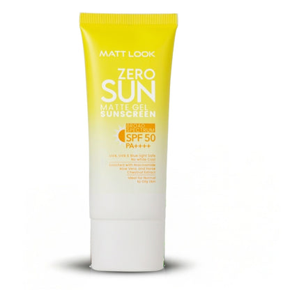 Matt look Zero Sun Matte Gel SPF 50 PA++++ Sunscreen