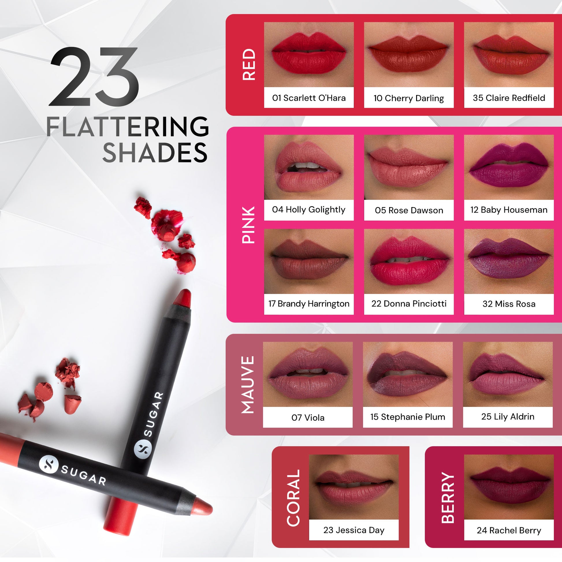 SUGAR Matte As Hell Crayon Lipstick, 12Hr Matte, with Sharpener - 20 Buffy Summers (Mid-tone Warm Nude)