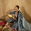 Dhiyona IE Ethnic Motifs Printed Thread Work Pure Cotton Straight Kurta & Trousers & Dupatta