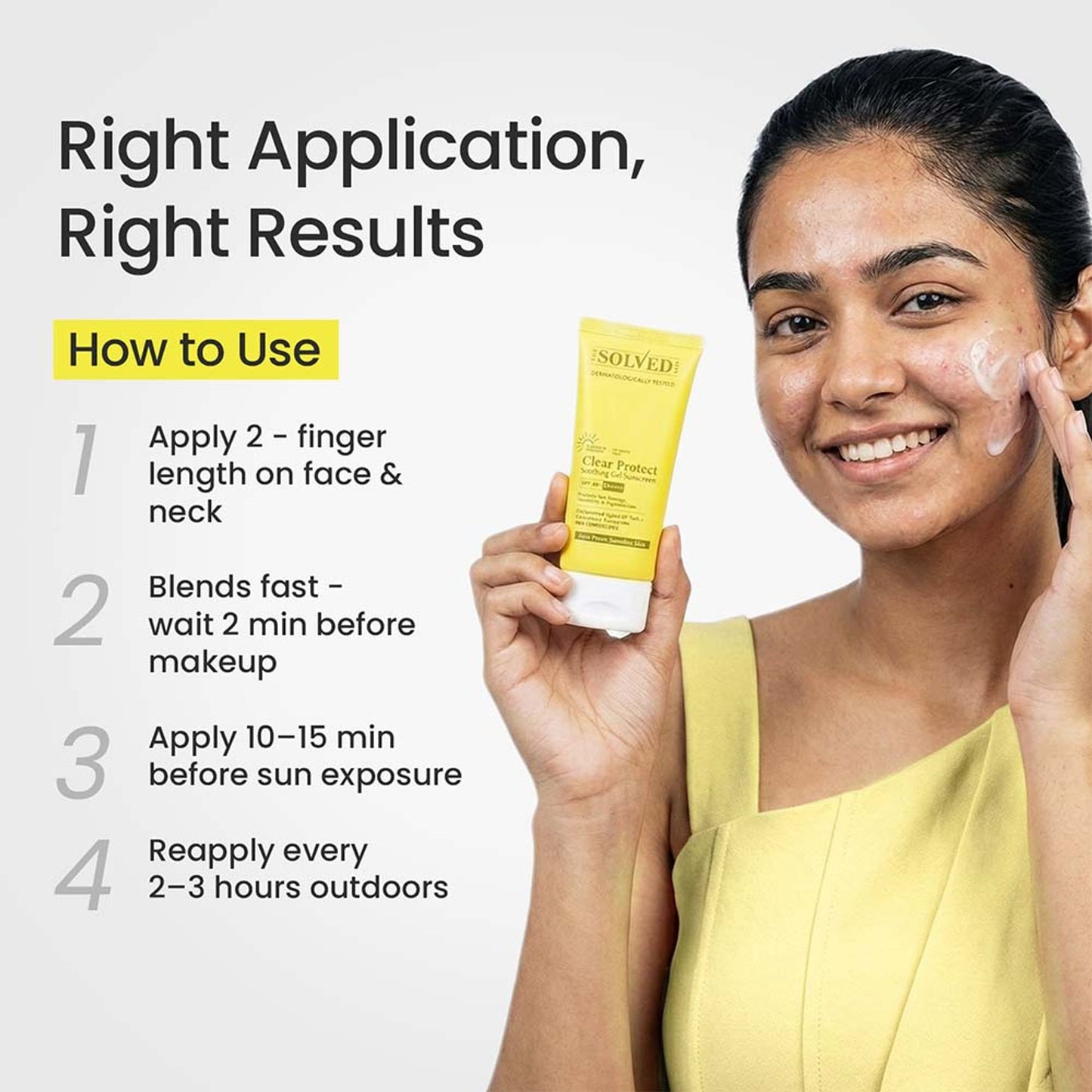 The Solved Skin Clear Protect Gel Sunscreen