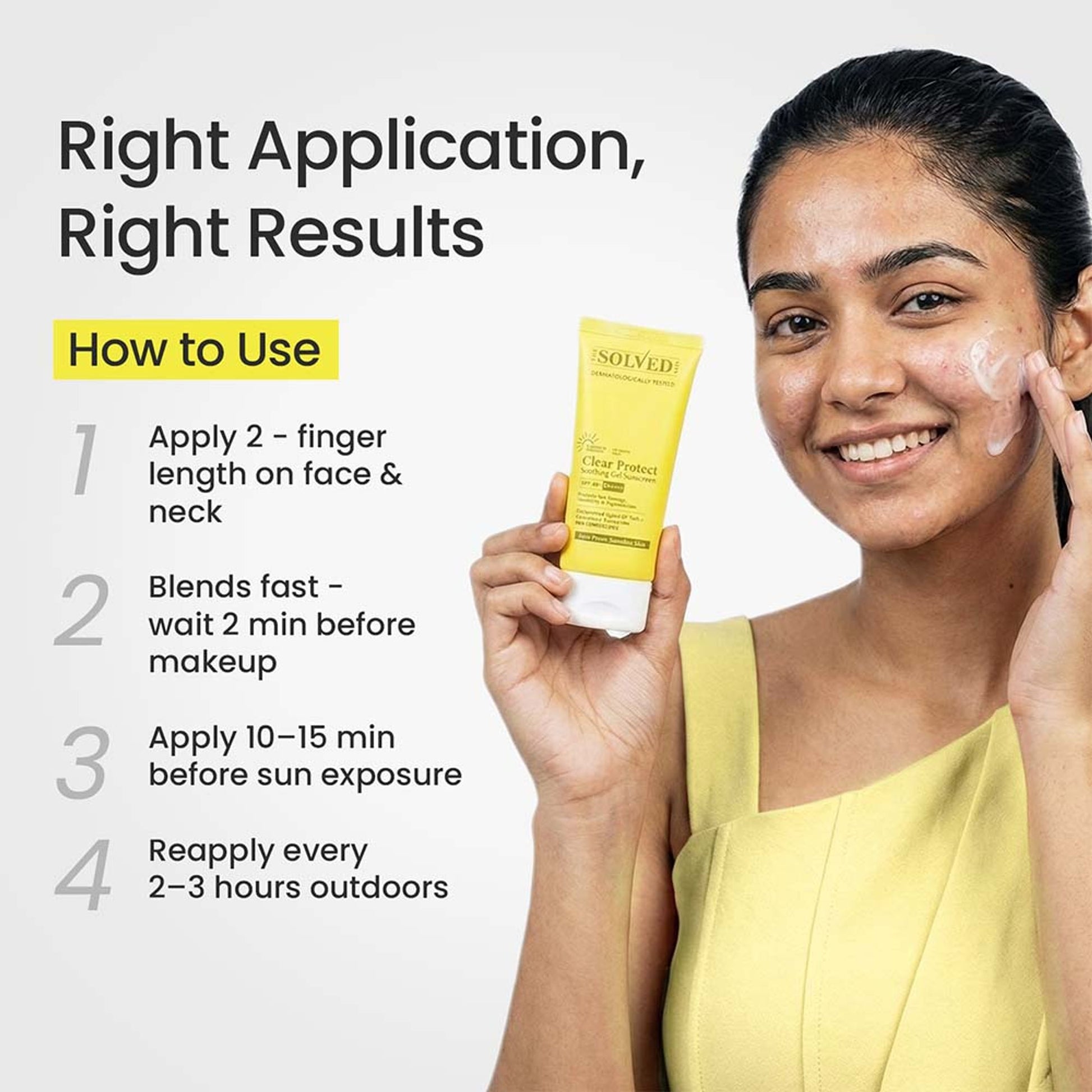The Solved Skin Clear Protect Gel Sunscreen